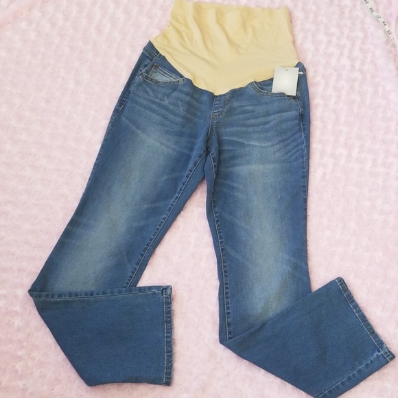 NWT Maternity Bootcut Denim Jeans - Picture 2 of 8